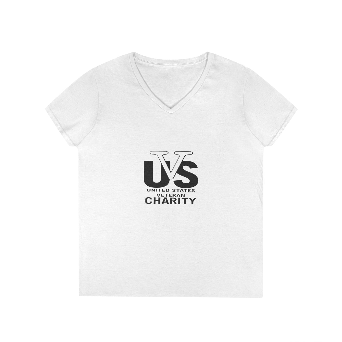 US Veterans Charity Ladies' V-Neck T-Shirt
