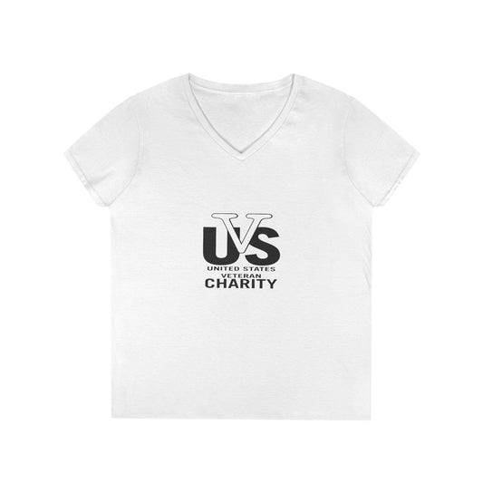 US Veterans Charity Ladies' V-Neck T-Shirt