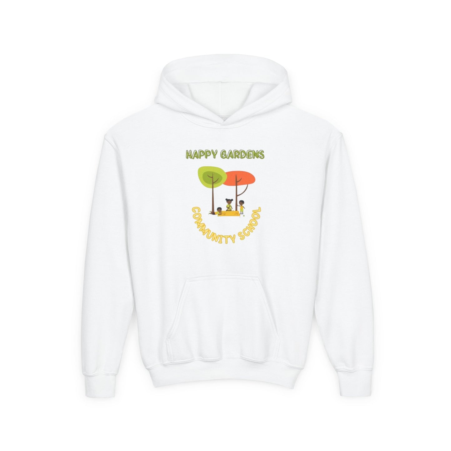 Happy Gardens Youth Heavy Blend Hooded Sweatshirt