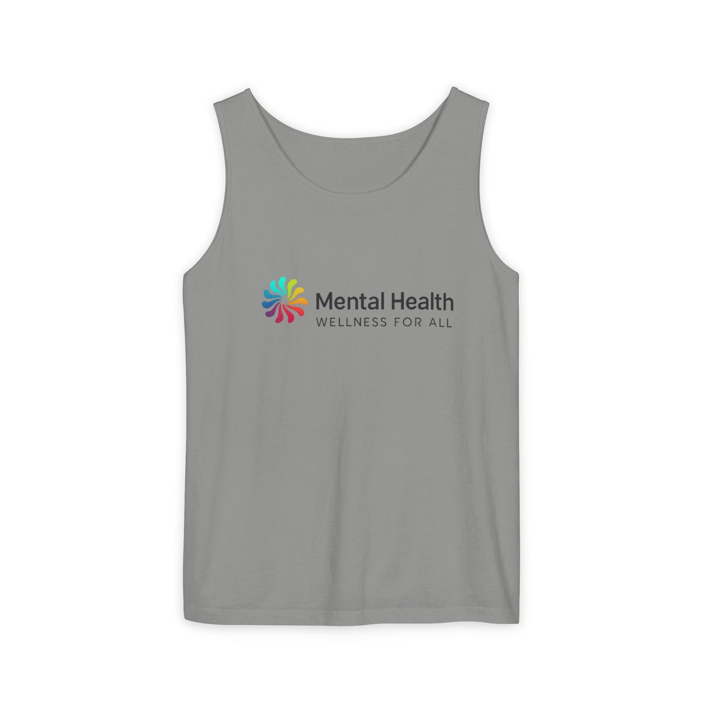 Mental Health Wellness Unisex Garment-Dyed Tank Top