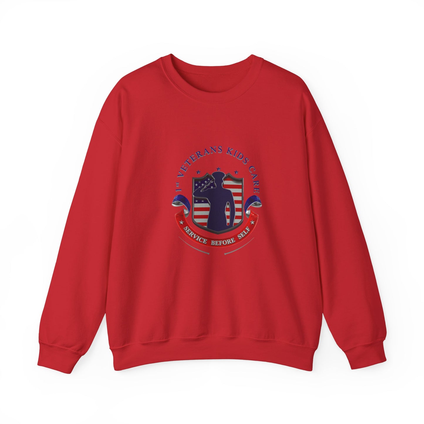 1st Veterans Kids Care Unisex Heavy Blend™ Crewneck Sweatshirt