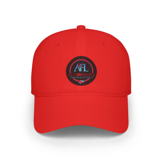Actionable Financial Literacy Center Low Profile Baseball Cap