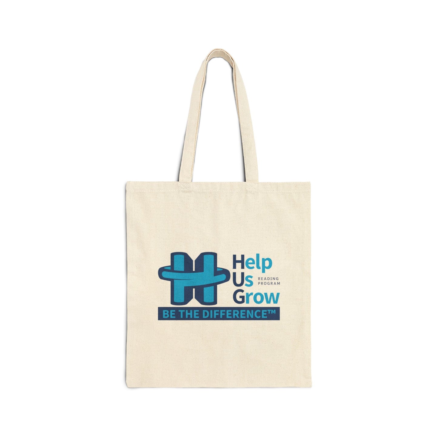 Help Us Grow Reading Program Cotton Canvas Tote Bag