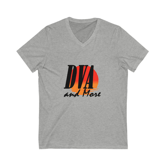 DVA Unisex Jersey Short Sleeve V-Neck Tee