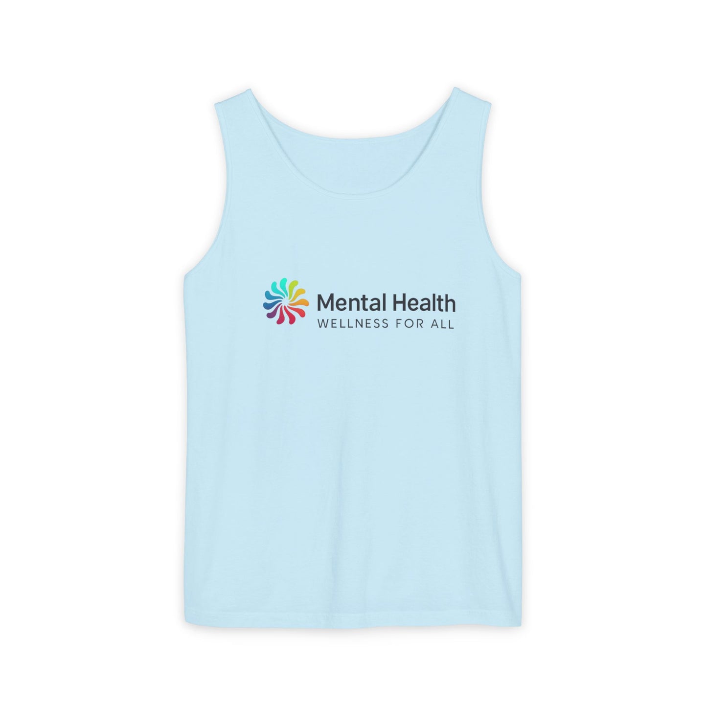 Mental Health Wellness Unisex Garment-Dyed Tank Top