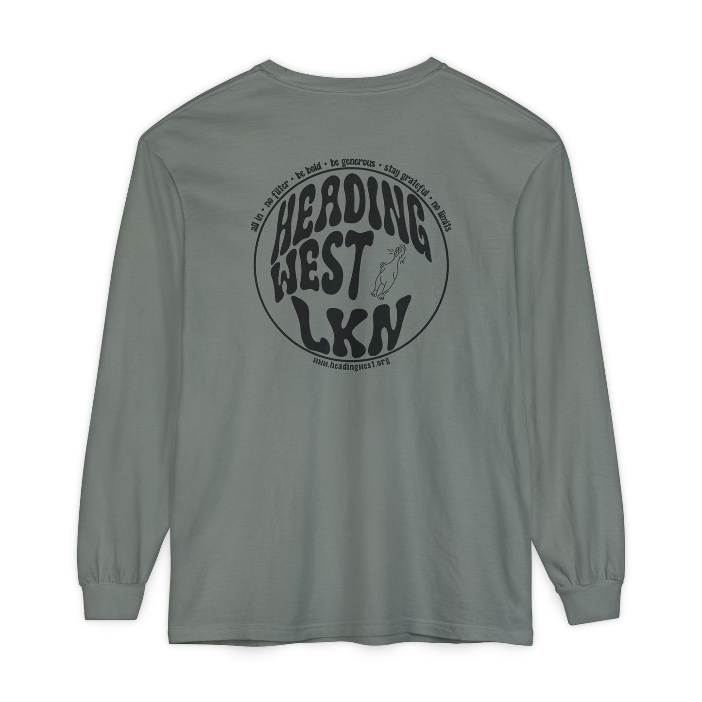Westie Merch Unisex Garment-dyed Long Sleeve T-Shirt
