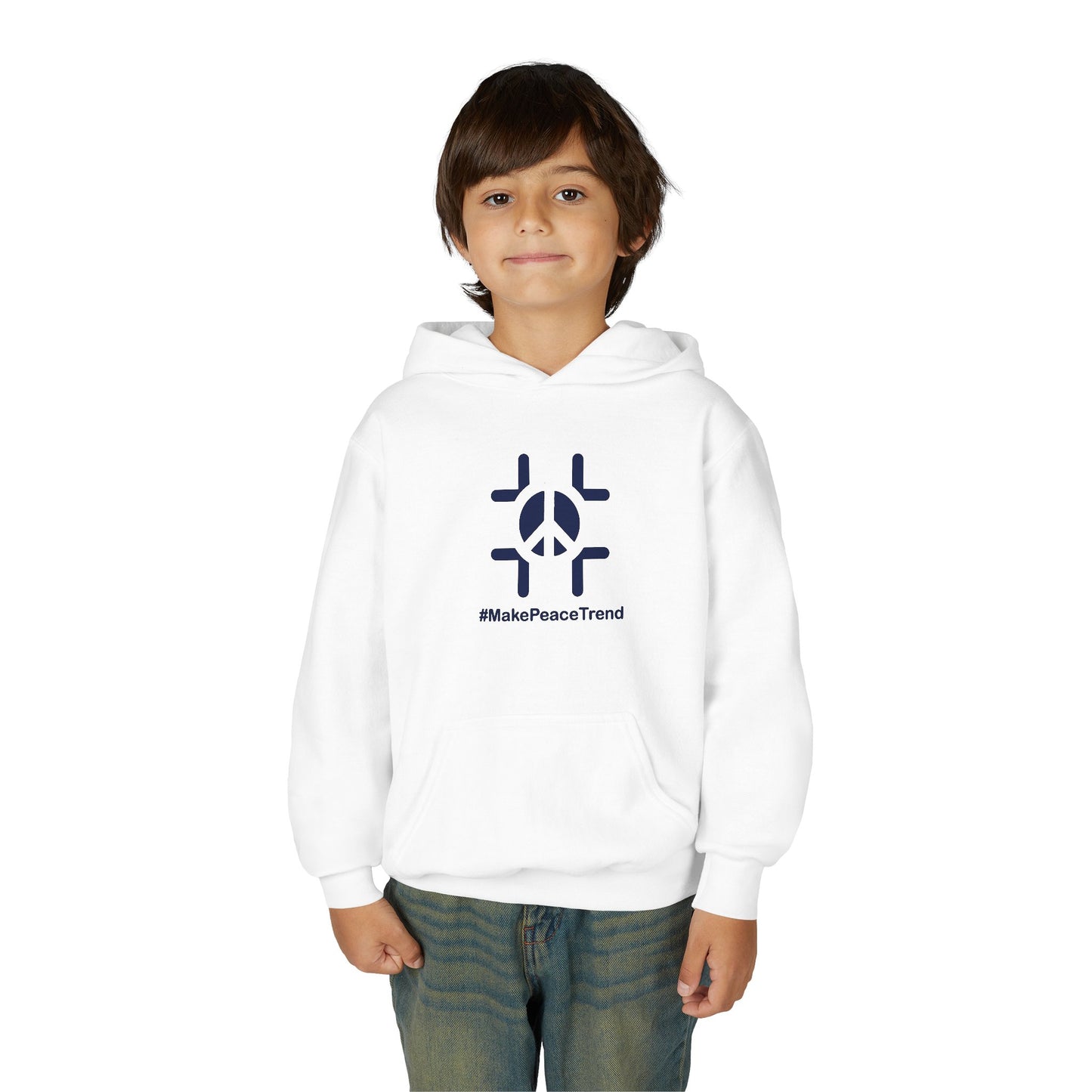 Peace Day Youth Heavy Blend Hooded Sweatshirt