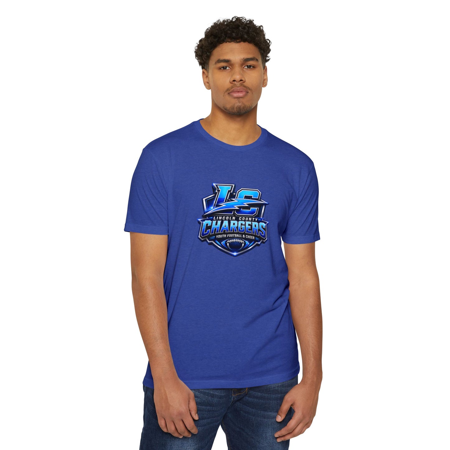 LC Chargers Unisex CVC Jersey T-shirt