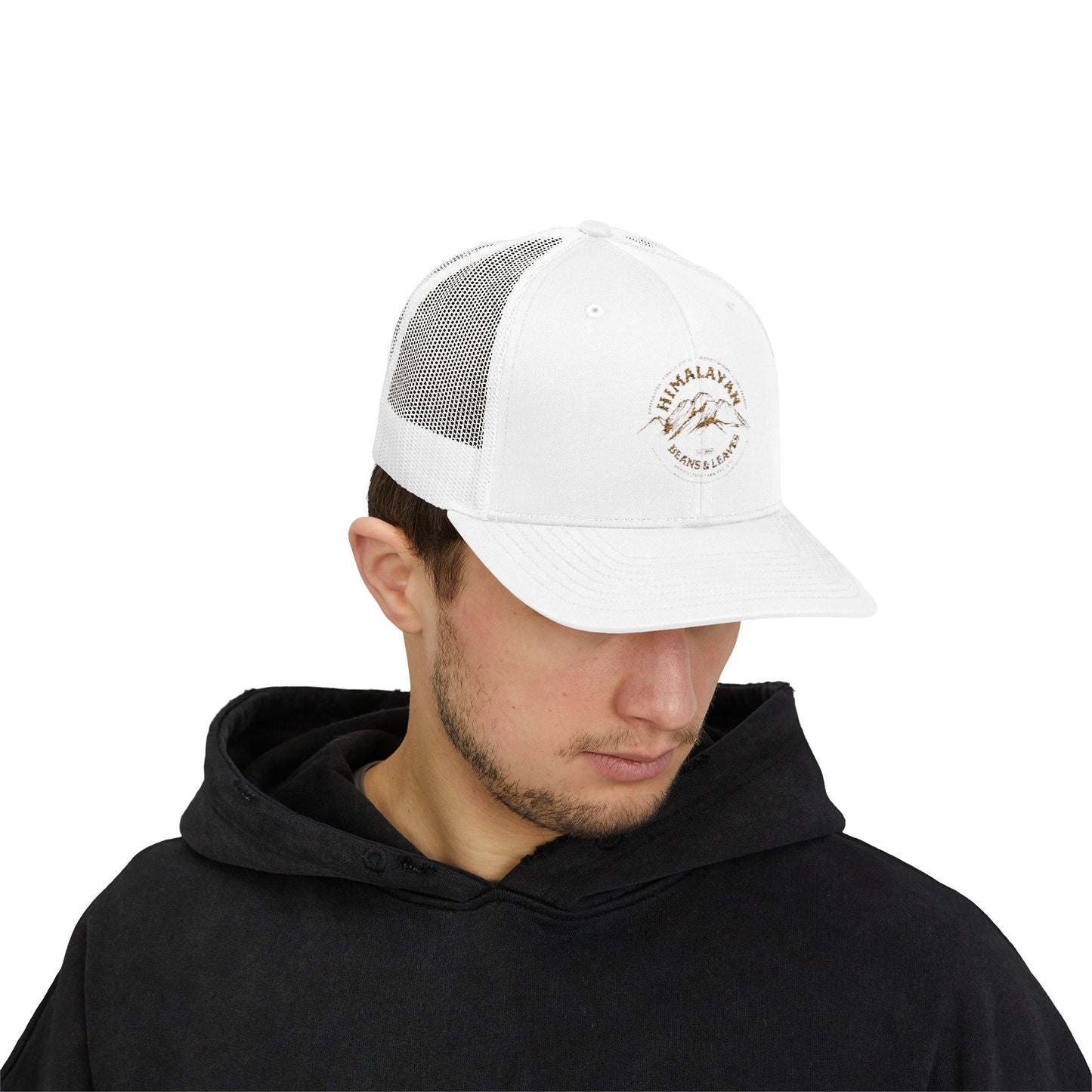 Himalayan Beans & Leaves Snapback Trucker Cap
