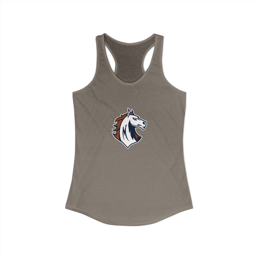 Morgan HS Football Women's Ideal Racerback Tank