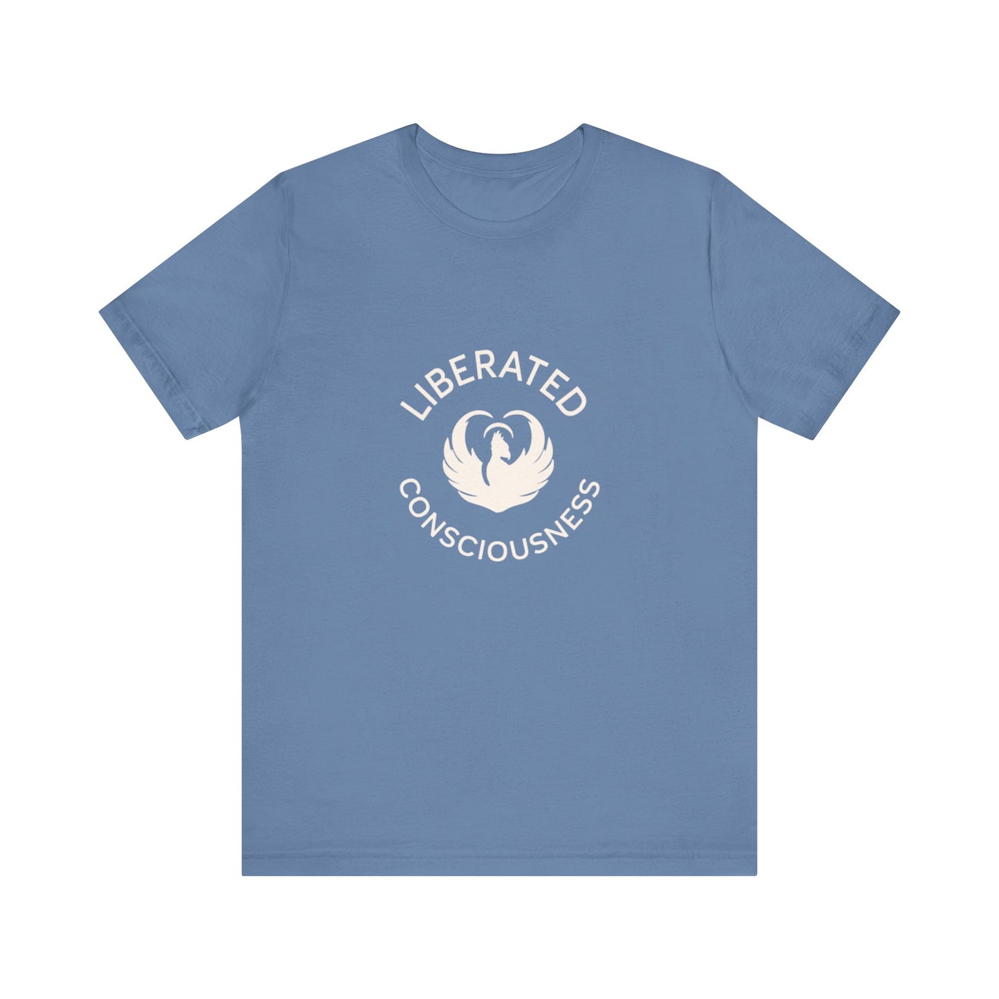 Liberated Consciousness (White) Unisex Jersey Short Sleeve Tee