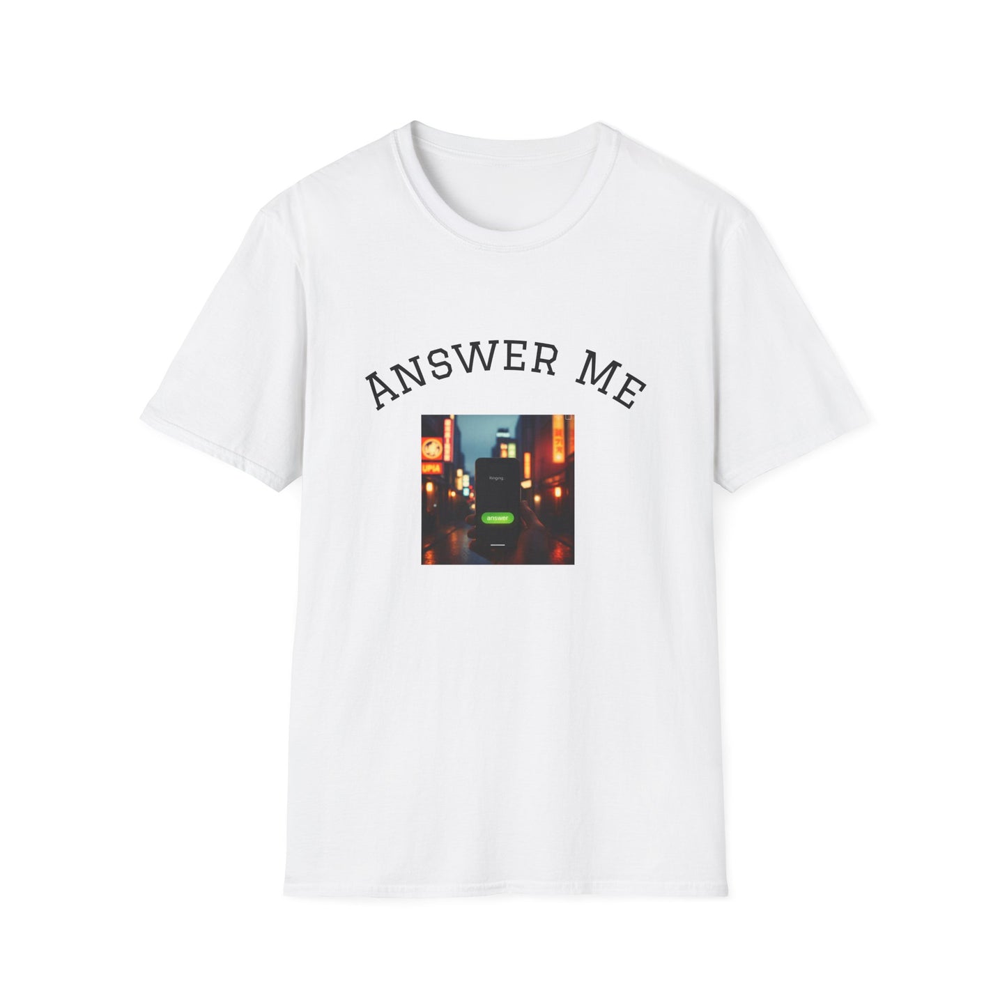 MAC-G - Answer Me Unisex Softstyle T-Shirt