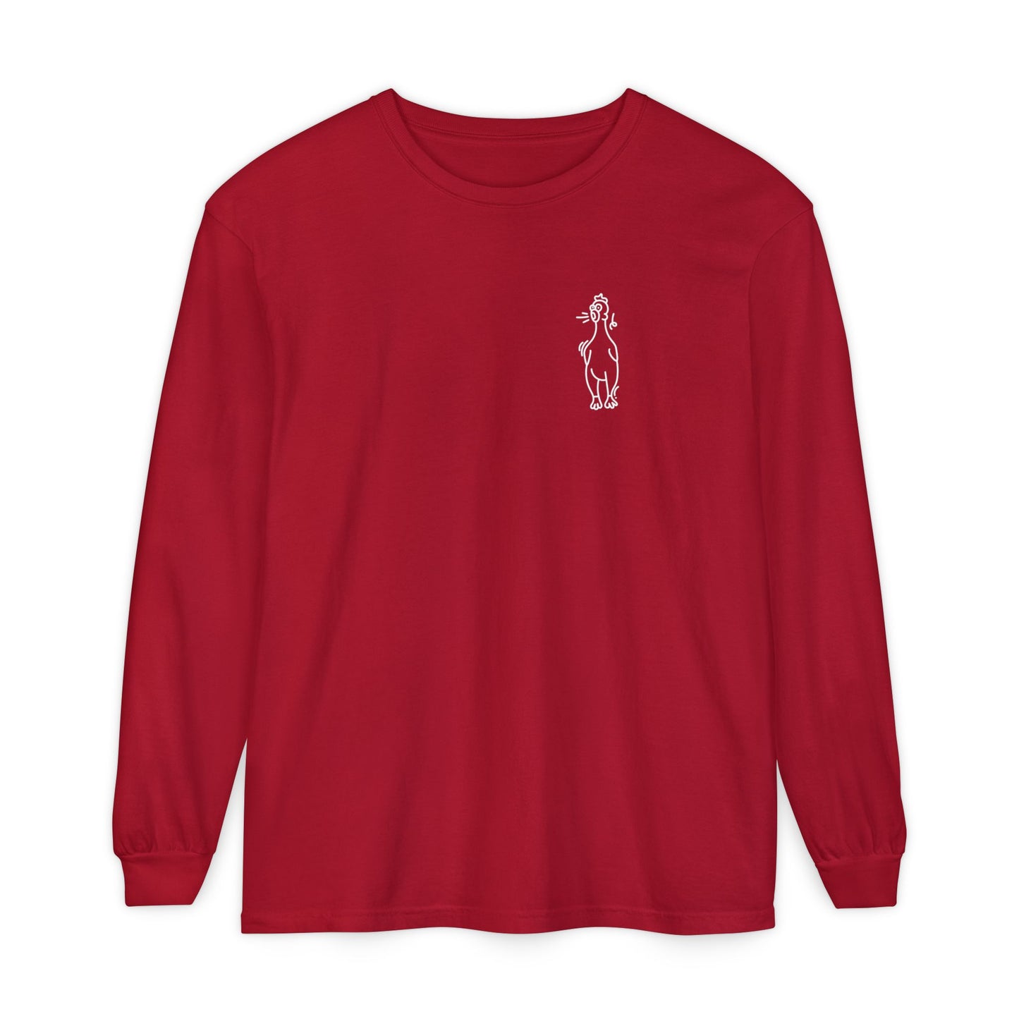 Westie Merch Unisex Garment-dyed Long Sleeve T-Shirt
