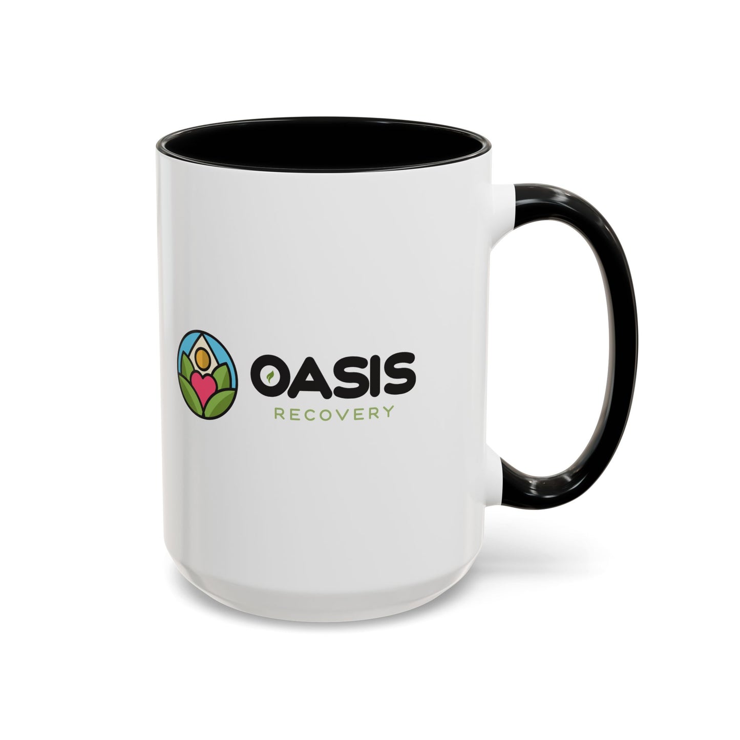 Oasis Recovery Center Accent Coffee Mug (11, 15oz)
