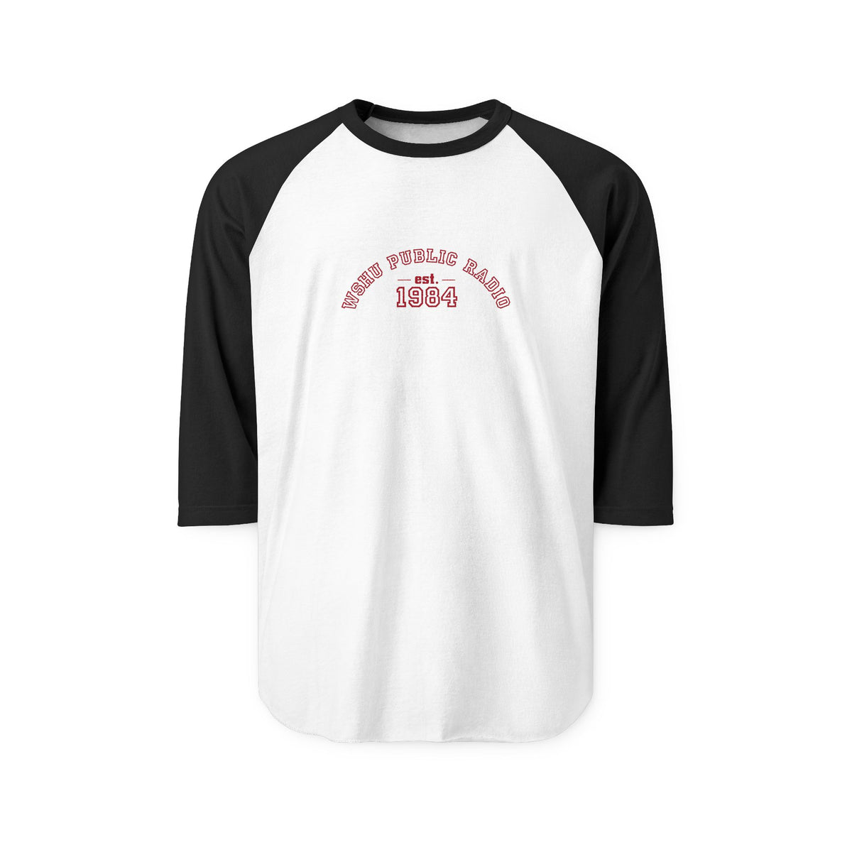 WSHU Unisex Three-Quarter Sleeve Raglan Shirt