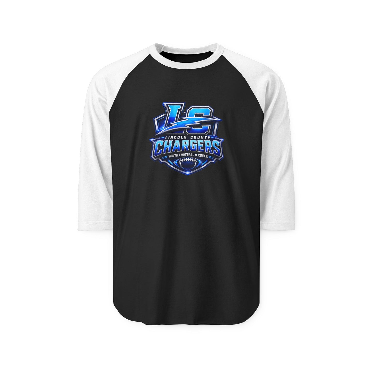 LC Chargers Unisex Three-Quarter Sleeve Raglan Shirt