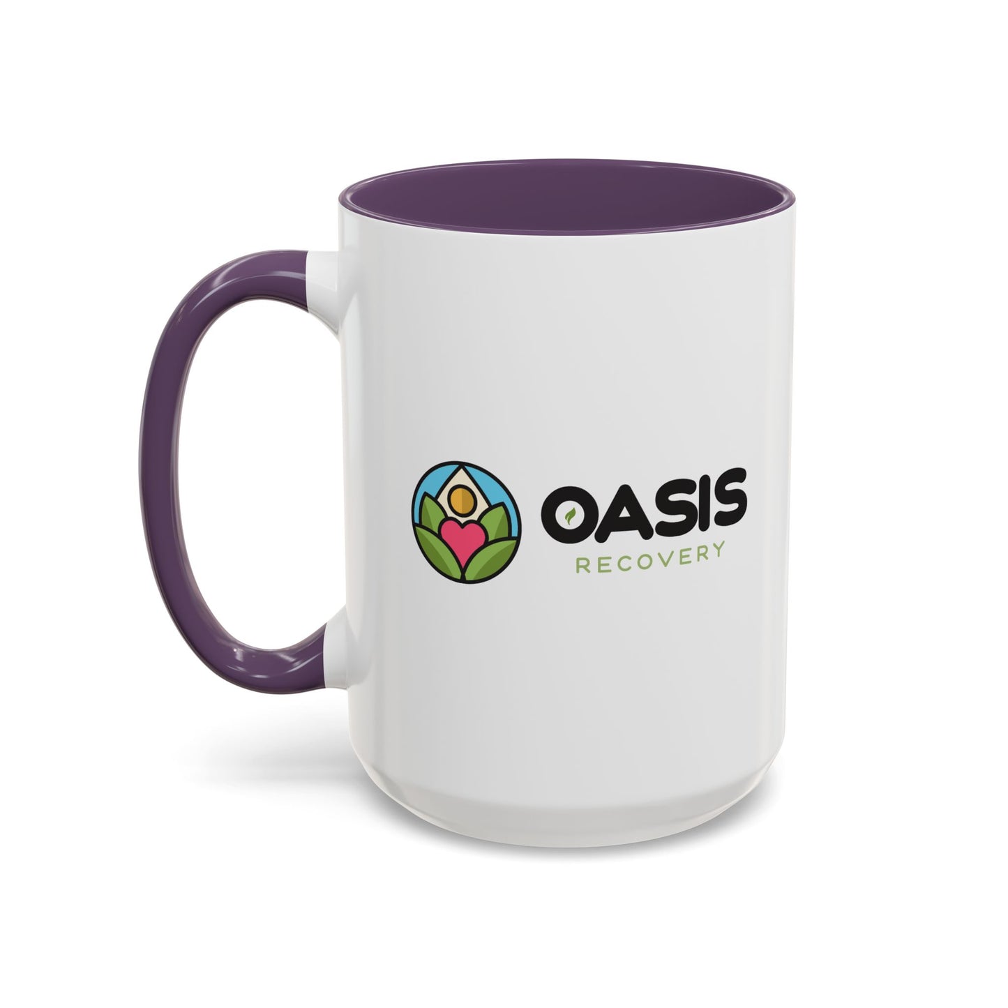 Oasis Recovery Center Accent Coffee Mug (11, 15oz)