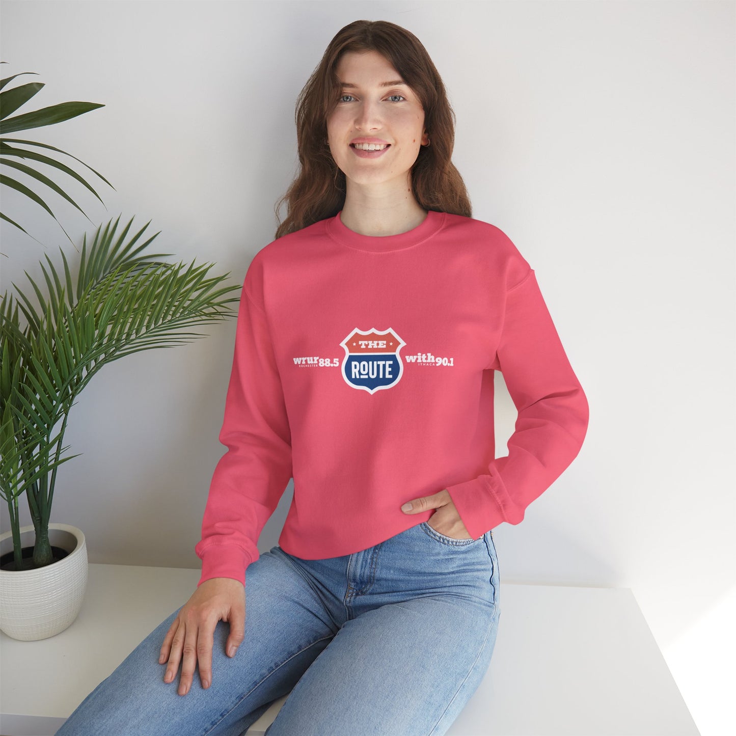 The Route Unisex Blend™ Crewneck Sweatshirt