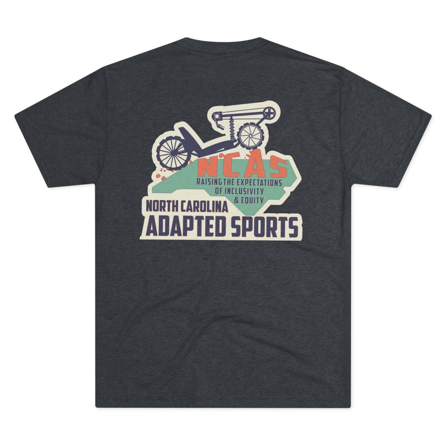 NC Adapted Sports - Unisex Tri-Blend Crew Tee