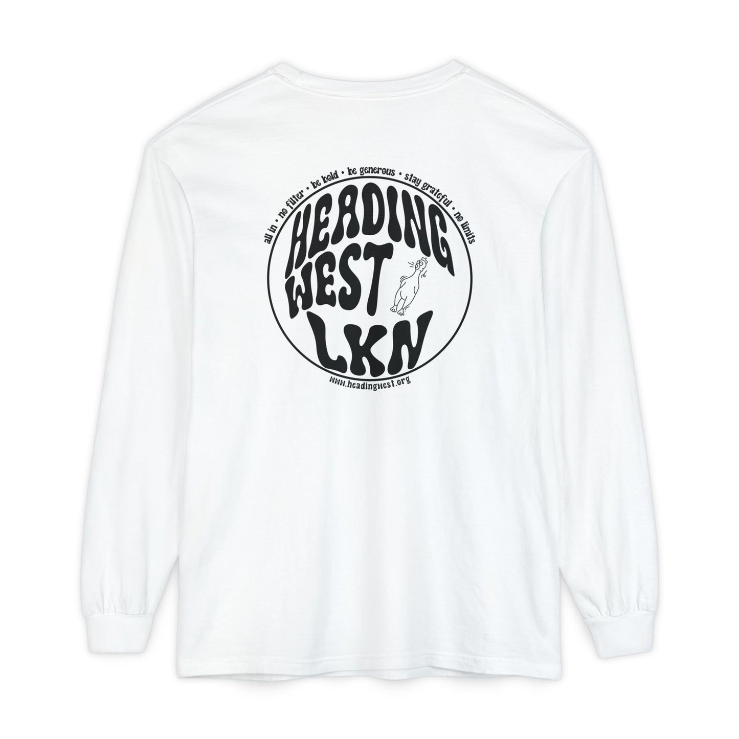 Westie Merch Unisex Garment-dyed Long Sleeve T-Shirt