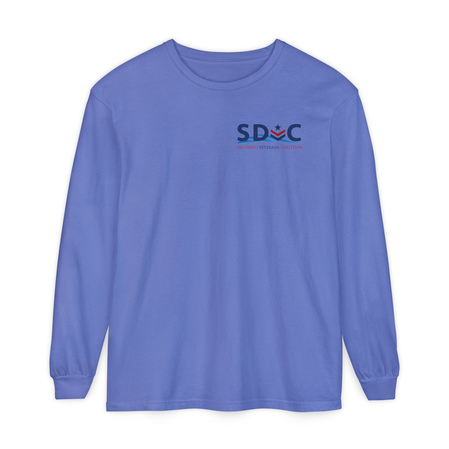 SDVC Unisex Garment-dyed Long Sleeve T-Shirt