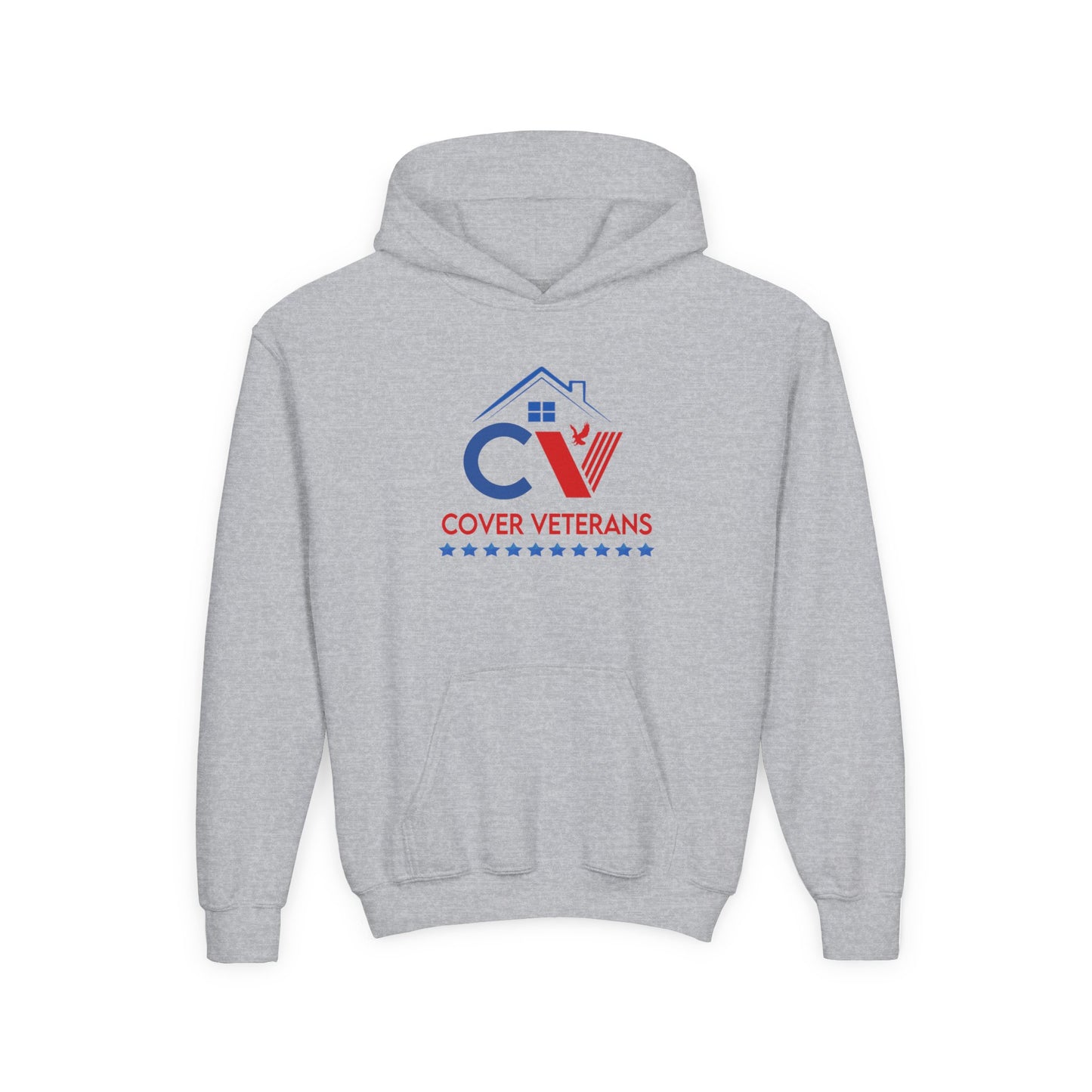 Cover Veterans Youth Heavy Blend Hooded Sweatshirt