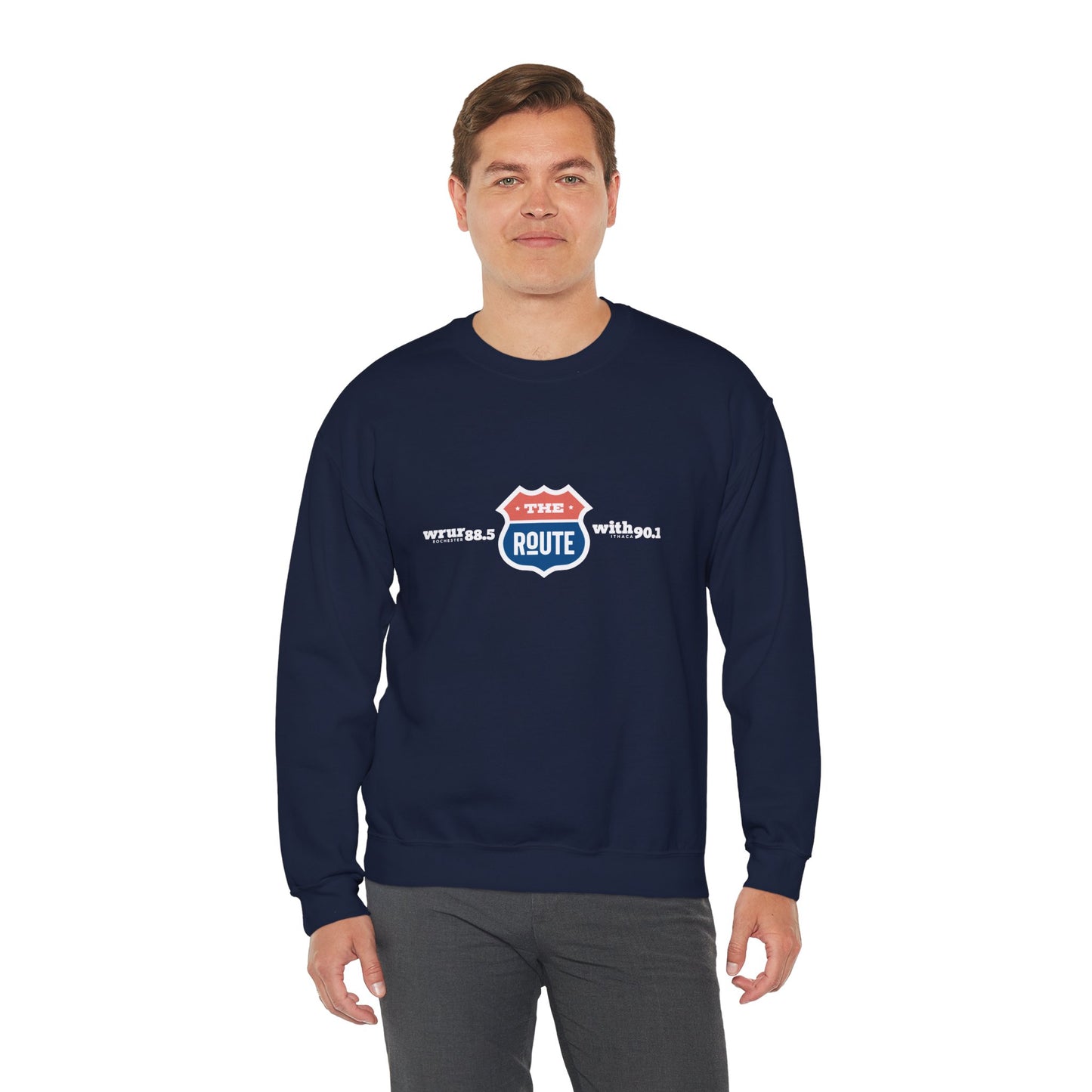 The Route Unisex Blend™ Crewneck Sweatshirt