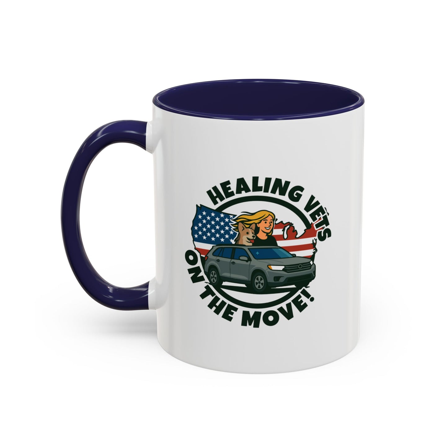 Healing Vets on the Move Accent Coffee Mug (11, 15oz)