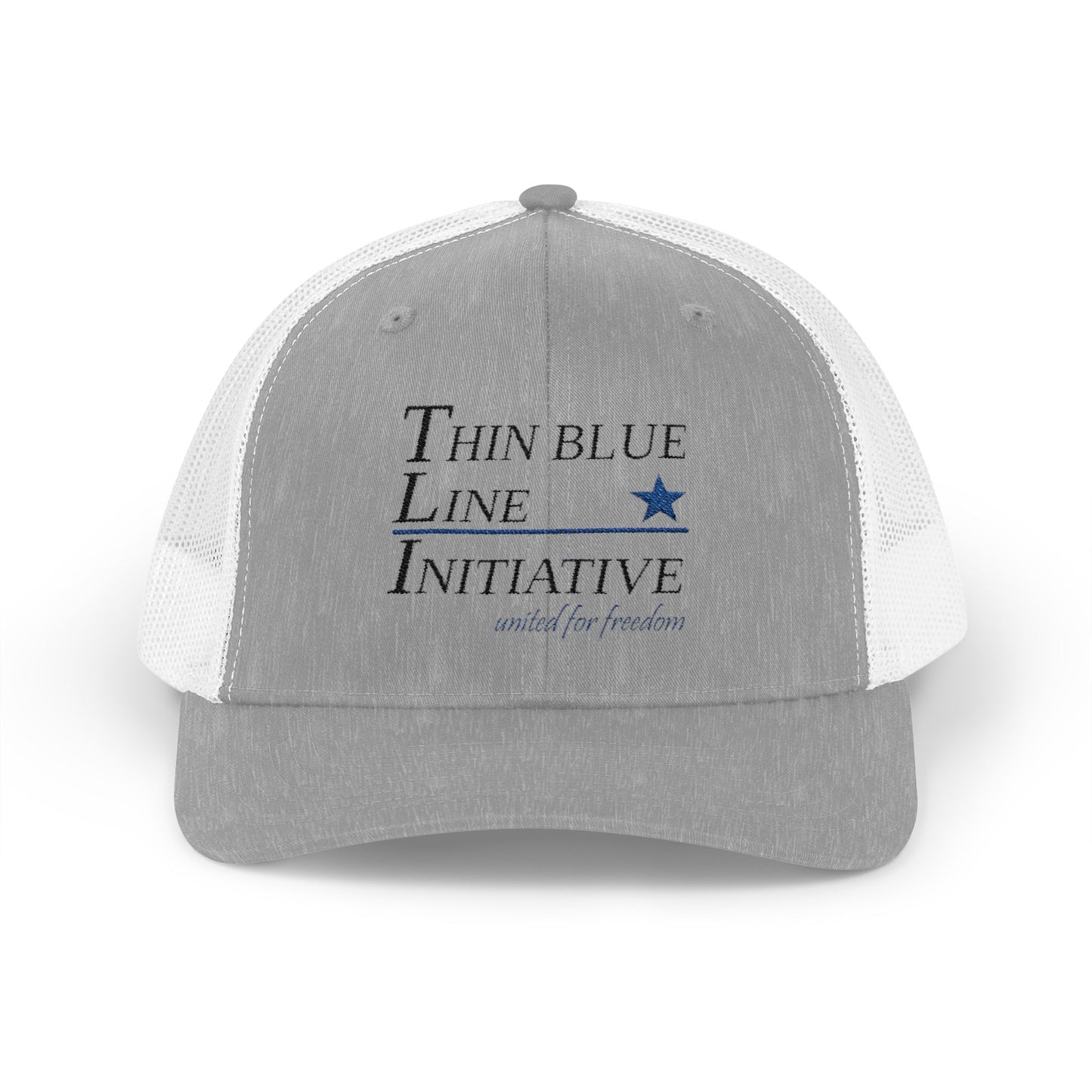The Thin Blue Line Snapback Trucker Cap