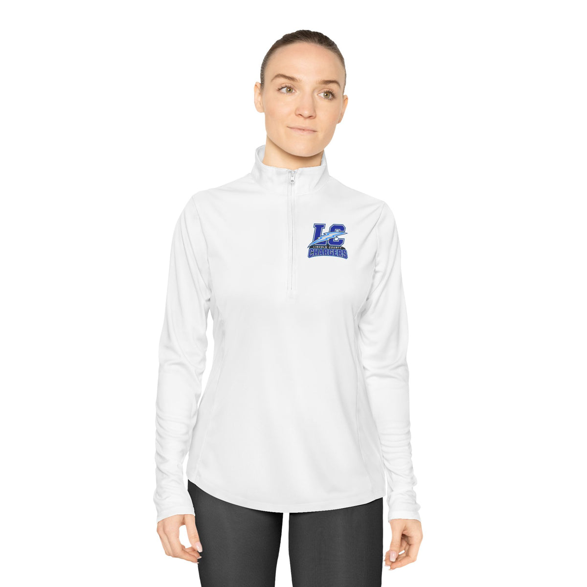 LC Chargers Ladies Quarter-Zip Pullover