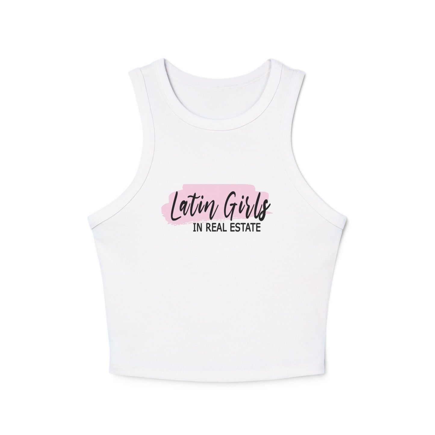 Latin Girls in Real Estate Women's Micro Rib Racer Tank Top