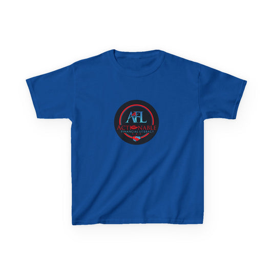Actionable Financial Literacy Center Kids Heavy Cotton™ Tee