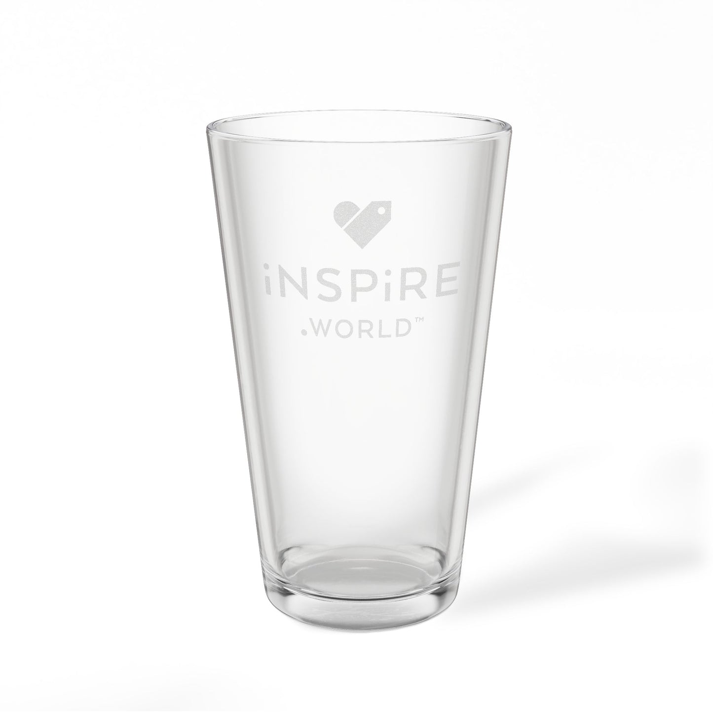 Inspire.World Pint Mixing Glass, 16oz (Engraving)