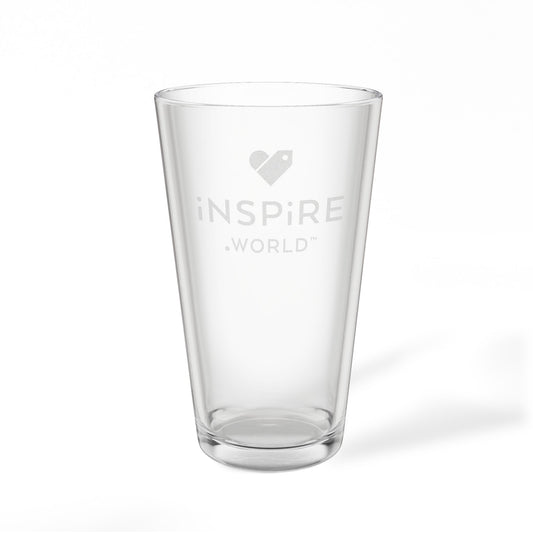 Inspire.World Pint Mixing Glass, 16oz (Engraving)