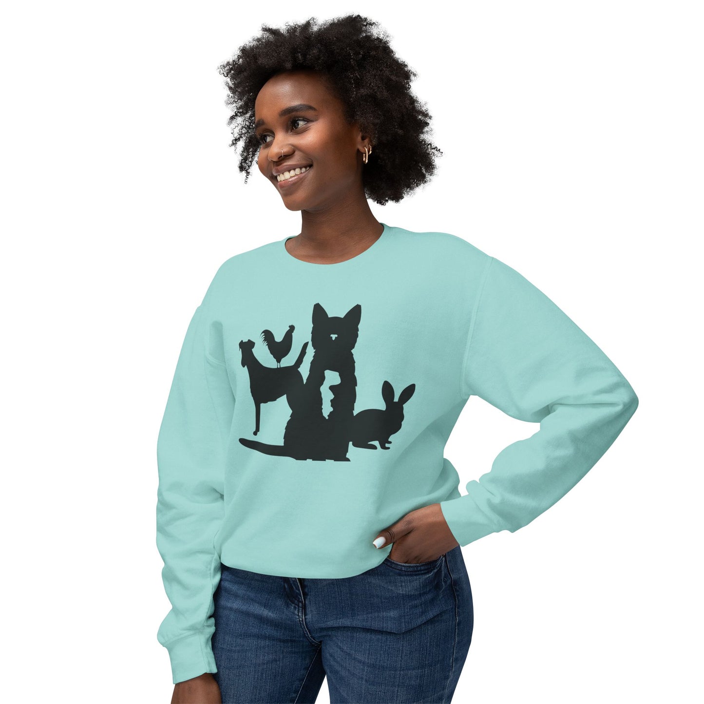 Lake Lowell Animal Rescue Unisex Lightweight Crewneck Sweatshirt