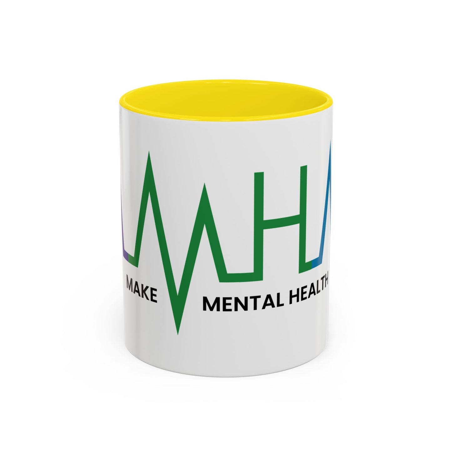Make Mental Health Matter Accent Coffee Mug (11oz)
