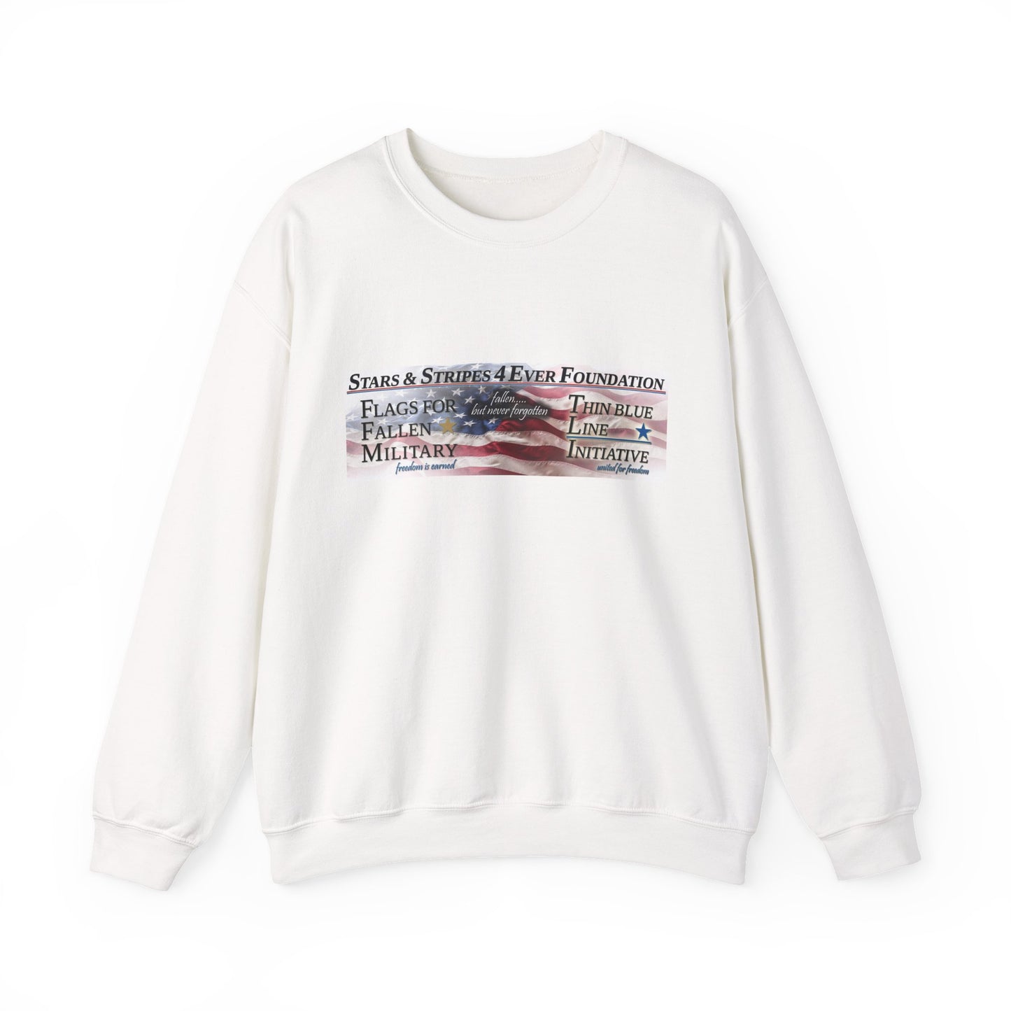 Stars Stripes 4 Ever Foundation Unisex Heavy Blend™ Crewneck Sweatshirt