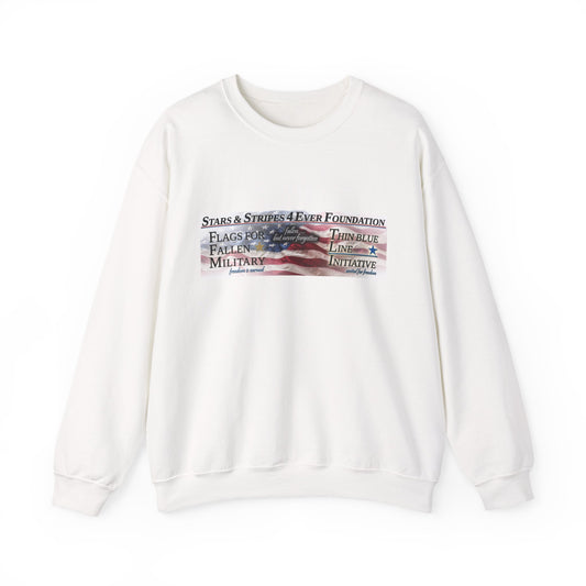 Stars Stripes 4 Ever Foundation Unisex Heavy Blend™ Crewneck Sweatshirt