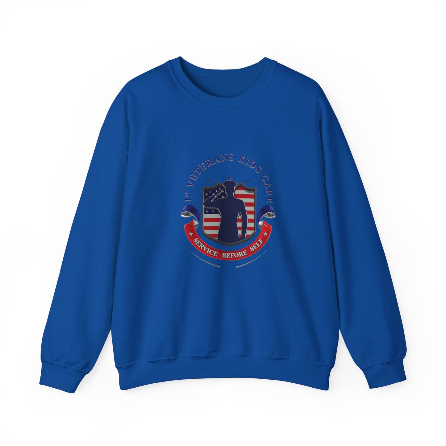 1st Veterans Kids Care Unisex Heavy Blend™ Crewneck Sweatshirt