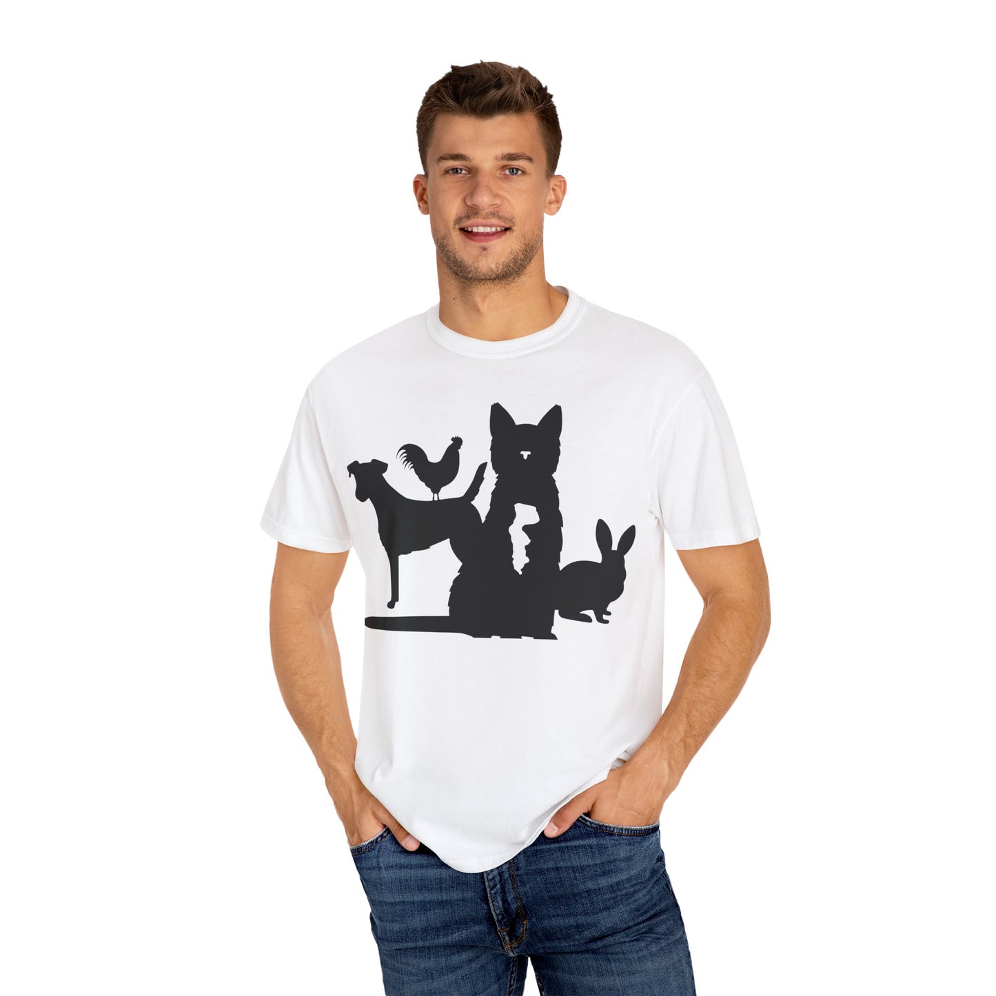 Lake Lowell Animal Rescue Unisex Garment-Dyed T-shirt