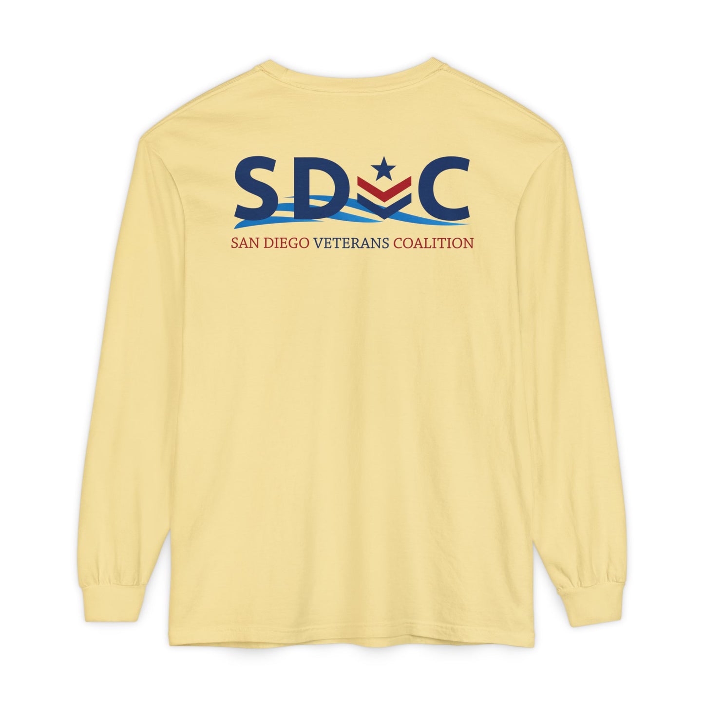 SDVC Unisex Garment-dyed Long Sleeve T-Shirt