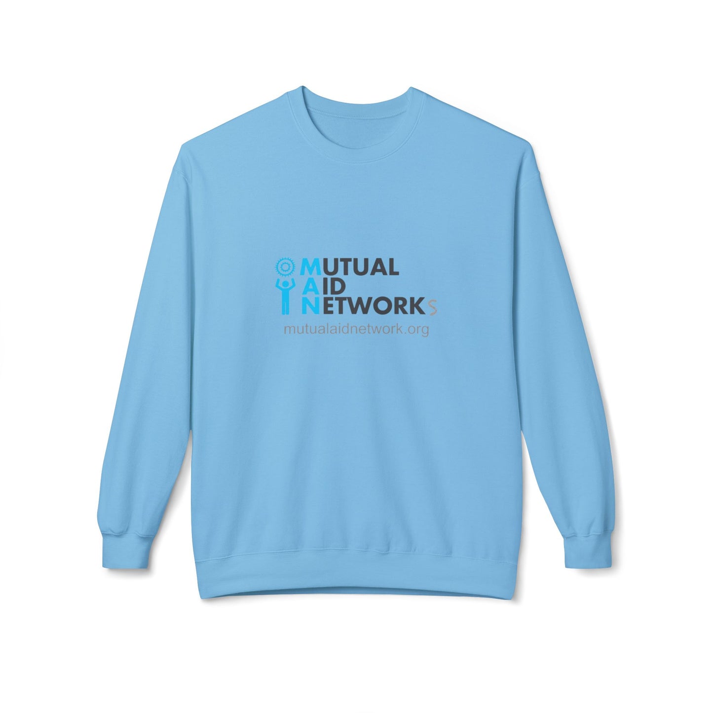 Mutual Aid Network Unisex Midweight Softstyle Fleece Crewneck Sweatshirt