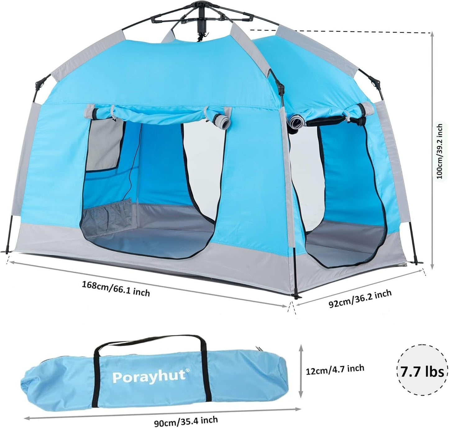Tran sportable Kids Play Tent With Illuminated LED Features