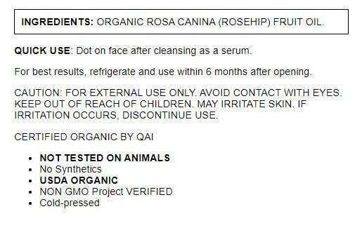 Aura Cacia Restoring Rosehip Oil with Vitamin E (1x1 Oz)