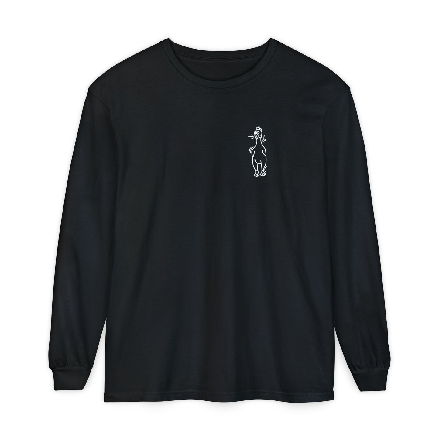 Westie Merch Unisex Garment-dyed Long Sleeve T-Shirt