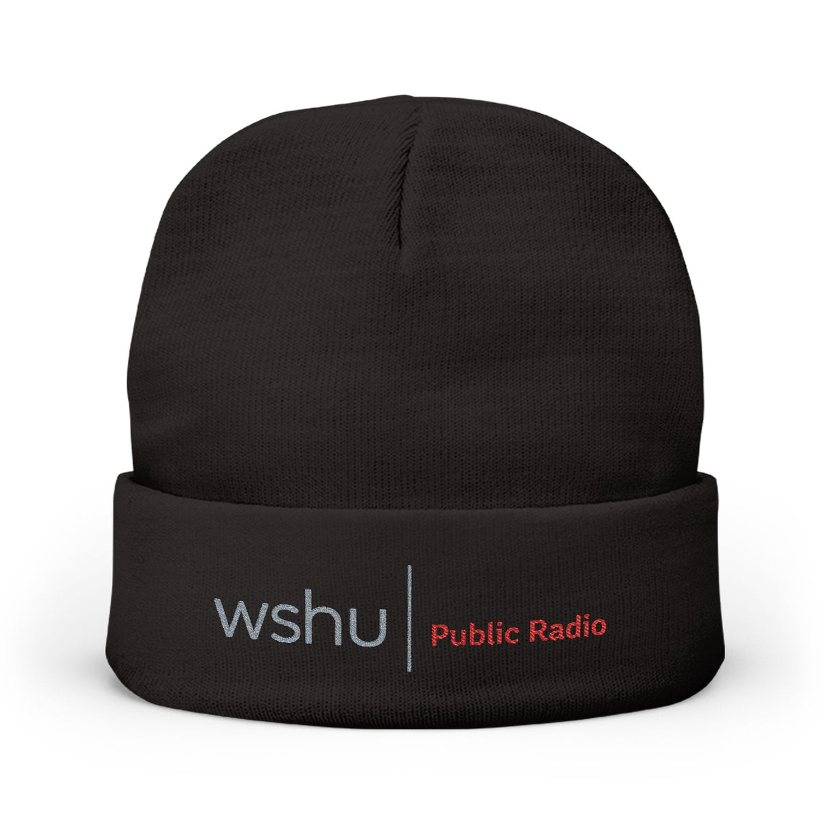 WSHU Knit Beanie (Embroidery)