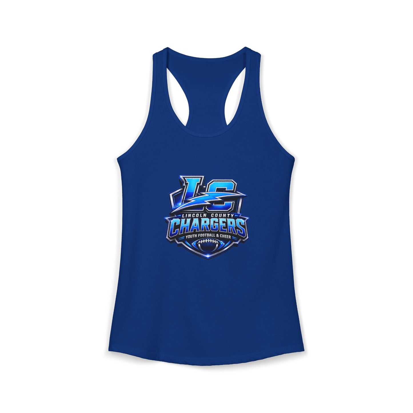 LC Chargers Women's Ideal Racerback Tank