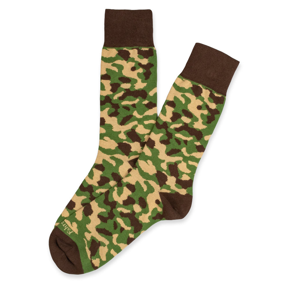 Men's Sock | Green Camouflage