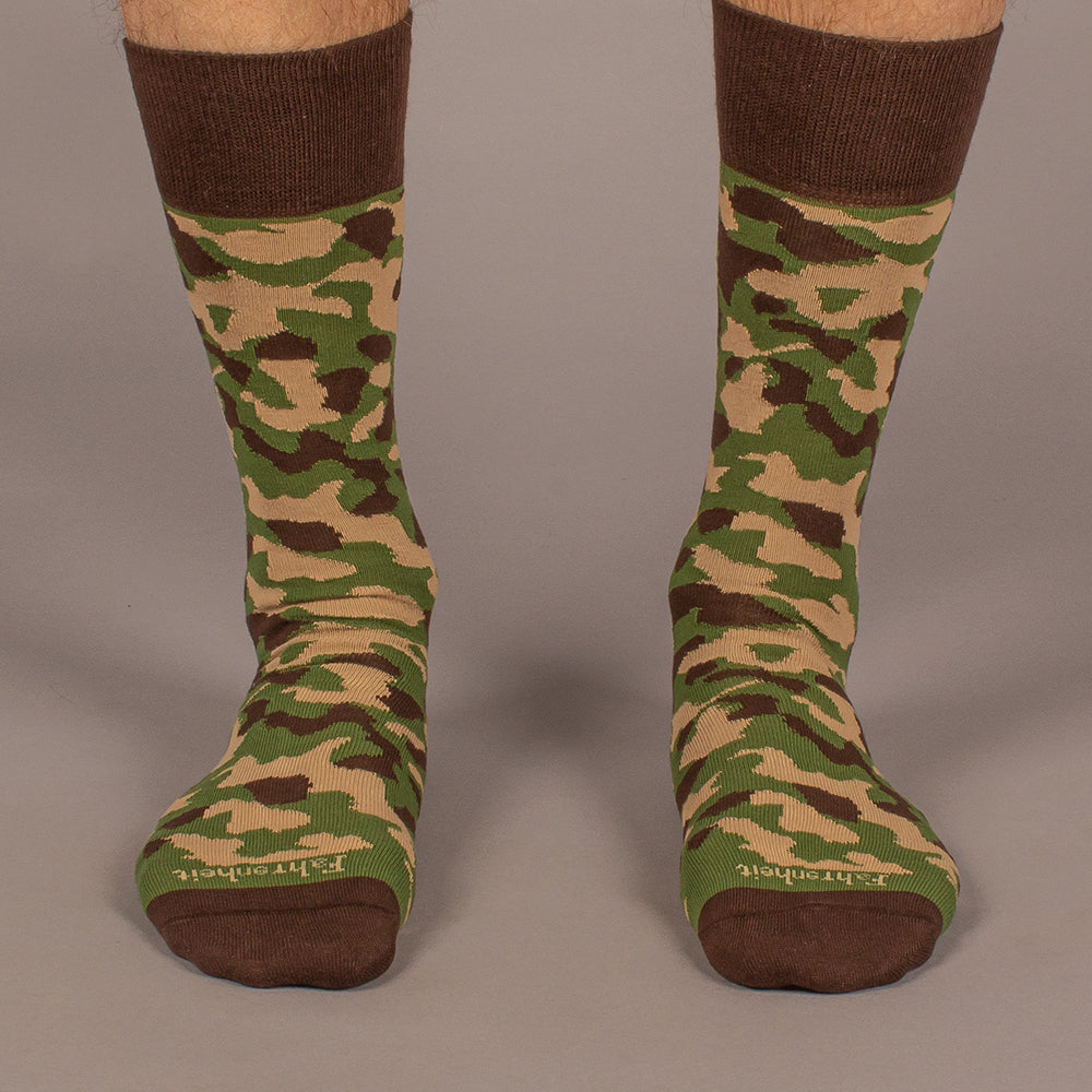 Men's Sock | Green Camouflage