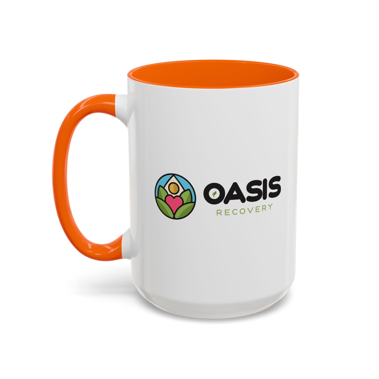 Oasis Recovery Center Accent Coffee Mug (11, 15oz)